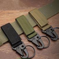 ราคา ตะขอกุญแจไนลอน Webbing Molle หัวเข็มขัดแขวนเข็มขัด Carabiner คลิป (29177286061)