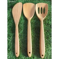 ราคา ชุดตะหลิวไม้ 3 ชิ้น ทำจากไม้กันเกราหรือมันปลา(ไม้ทางอีสาน) หรือไม้จะบก ไม่มีสารเคลือบ สามารถใช้ได้ทันที ปลอดภัย ไม่มีสาร (17028236826)