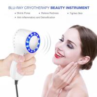 ราคา เครื่องไครโอเย็น รุ่นใหม่ ของแท้ เครื่องนวดหน้าแสงสีฟ้า เครื่องไครโอ Cooling Blue Massager Cryo ไครโอ ไครโอเย็น (3892608686)