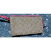 ราคา กระเป๋าCoach คล้องมือ L สองซิป มือสอง งานสวย (11448890801)