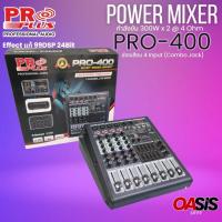 ราคา POWER MIXER PROPLUS PRO-400 เพาวเวอร์มิกเซอร์ เพาเวอร์มิกเซอร์ 4CH 300W 4Ohm (44117794306)