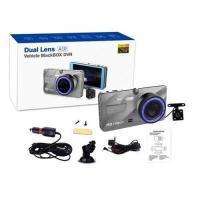 ราคา กล้องติดรถยนต์หน้าหลัง Dual lens vehicle blackbox DVR รุ่น A10 (บอดี้โลหะ) (11402031435)
