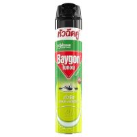 ราคา กันยุง Ferไบกอน 600 มล. Baygon ไบก้อน หัวฉีดคู่ ยาฉีดยุง ยาฆ่าแมลง กำจัดยุง มด แมลงสาบ สูตร ไบกอน สีเขียว-เขียวอ่อน ... (24607083467)