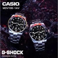 ราคา Casio นาฬิกาข้อมือผู้ชาย สายสแตนเลสหน้าปัดดำ คาสิโอ นาฬิกาแฟชั่นผู้ชาย รุ่น MDV106-1AV (มีหลากหลายสไตล์ให้เลือก) (10197687529)