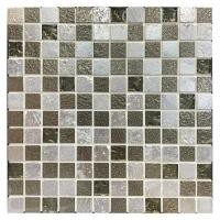 ราคา [พร้อมส่ง] HomeDoDee โมเสคแก้ว 30x30x0.80 ซม. ฮาวไลน์ เทา โมเสค กระเบื้องโมเสค โมเสคแก้ว (10136292140)