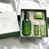 ราคา INNISFREE GREEN TEA SEED SERUM SPECIAL SET 4Piecesชุดผลิตภัณฑ์บำรุงผิวหน้าสูตรพิเศษจากสารสกัดเมล็ดชาเขียวจากเกาหลีของแท้ (25578436807)