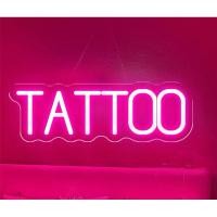 ราคา ป้ายไฟ ป้ายไฟร้าน ป้ายไฟตัวอักษร ป้ายไฟวิ่ง ป้ายไฟled ป้ายไฟ TATTOO (50x20cm) (25458958391)