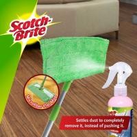 ราคา #▨◊สก๊อตช์-ไบรต์® ม็อบดันฝุ่นไมโครไฟเบอร์ Flat Mop Microfiber (8248264044)