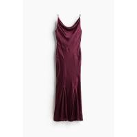 ราคา H&M(เอชแอนด์เอ็ม) เดรสซาตินสลิป ผู้หญิง 1293360_1 (27040984363)
