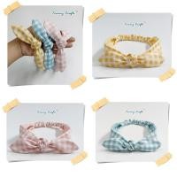ราคา Tommy Crafts ผ้าคาดผมโบว์ผ้าคอตตอนทวิล ลายตารางสีพาสเทล ไซส์เด็ก/ไซส์ผู้ใหญ่ Print cotton twill Hairband (14973011763)