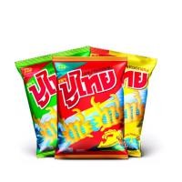 ราคา ปูไทย ขนมทอดกรอบ ตรา ปูไทย มี 2 รสชาติ รสปลาหมึก-รสโนริสาหร่าย (41211645913)