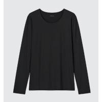 ราคา Inner Cuff AIRism Round Collar เสื้อยืดป้องกันรังสียูวี - UNIQLO (29965195156)