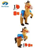 ราคา [Perfeclan] ชุดเป่าลม ม้าขี่ม้าตลก เครื่องแต่งกาย (42207599704)