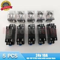 ราคา RELAY 24v 10A (5ชุด) JQX-13F LY2NJ relay with socket 8pin (11458687770)