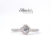 ราคา Elise’s เครื่องประดับผู้หญิง แหวนเพชร ประดับเพชรสวิส CZ รุ่น ER-2185 แหวนคู่รัก แหวนแฟชั่น (10024862646)