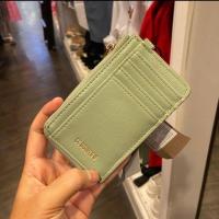 ราคา กระเป๋าใส่สตางค์ CC DOUBLE O แท้ สีเขียว มือ1 (22118477351)