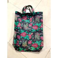 ราคา FEILER กระเป๋าโท้ทวินเทจ มือสองญี่ปุ่น Chenille Floral Peony Phoenix สีดำ (42110628557)