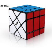 ราคา QiYi ของเล่น ฟิชเชอร์คิวบ์ 3x3 สีดำ, ยี่เล่งคิวบ์ความเร็ว 3x3 ปริศนา ของเล่น (42859244909)