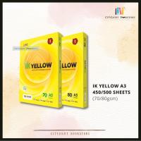 ราคา [CITYLIGHT] เครื่องเขียน กระดาษ IK YELLOW A3 (500 แผ่น / 70 แกรม) (450 แผ่น / 70 แกรม) (450 แผ่น / 80 แกรม) (23343442138)