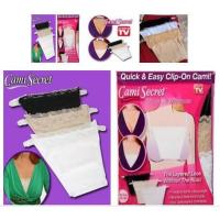 ราคา ผ้าปิดหน้าอกกันโป๊ Cami Secret สำหรับสาวๆ ที่ใส่เสื้อคอลึก ชิ้นละ 59 บาท (587884954)