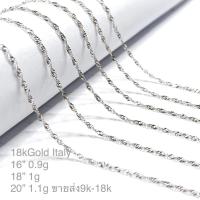 ราคา Princely สร้อยคอทองคำแท้ ITALY 18K White Gold รุ่น Disco S (1309587393)