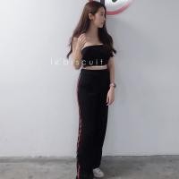 ราคา ชุดเซตเกาะอก+กางเกงขายาว (759425825)