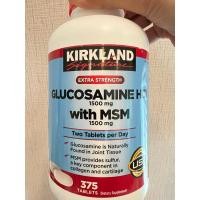 ราคา GLUCOSAMINE 1,500mg With MSM1,500mg Exp: Nov2026 375Tablets แบรนKIRKLAND (27410000126)