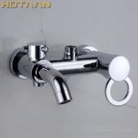 ราคา . Bathroom Mixer Bath Tub Copper Mixing Control Valve Wall Mounted Shower Faucet concealed faucet YT-5313 (29069705874)