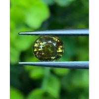 ราคา พลอย บุษราคัม yellow sapphire 1.20 กะรัต (Cts.) ดิบ Unheated พลอยแท้ อัญมณีมงคลประจําวันเกิด เครื่องประดับพลอย (23410812445)