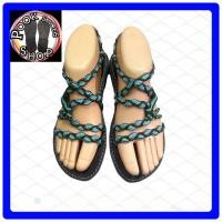 ราคา #รองเท้าสาน #รองเท้าเชือกถัก #รองเท้าสานแตะรัดส้น {พร้อมส่ง}#สีเขียวเข้ม+ดำขาว+เขียวใบไม้ ใส่สวย ไม่กัดเท้า#พื้นยาง% (5940137064)