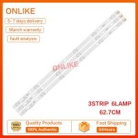 ราคา หลอดแบล็คไลท์ ทีวี TOSHIBA โตชิบา 32" รุ่น 32P1300 32P1400 32P2400 32L2450 6ดวง 3แถว 62cm LED Backlight TV หลอดทีวี อะไหล่ทีวี (28173758677)