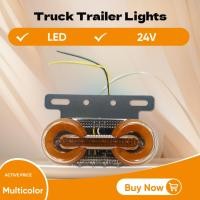 ราคา 24โวลต์รถบรรทุกรถพ่วงไฟข้าง นํา ขายกระพริบไฟเลี้ยวสีเหลืองสีแดงสีฟ้าสีเขียวสีขาวสีกันน้ํา (29908054327)