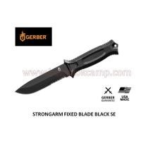 ราคา [Genuine] มีดใบตาย Gerber StrongArm Fixed 4.8" Black Combo Blade, 30-001060N ของแท้ Made in USA (19835416614)
