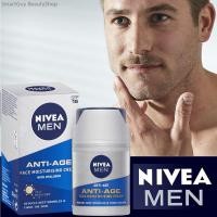 ราคา NIVEA MEN ANTI-AGE HYALURON FACE MOISTURISING CREAM SPF15 50ml ครีมมอยซ์เจอร์ไรเซอร์บำรุงผิวหน้าผู้ชายสำหรับตอนกลางวัน (22518594025)