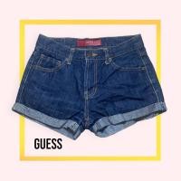 ราคา ยีนส์ขาสั้น Guess แท้ เอวต่ำ 30 นิ้ว (21861961689)