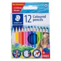 ราคา Staedtler สีไม้สเต็ดเล่อร์ 12 สี แท่งสั้น ฟรีกบเหลา (9693258723)