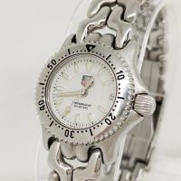 ราคา นาฬิกา Tag Heuer WG1412 Lady size mini ก้างปลา นาฬิกา Tag Heuer ผู้หญิง ของแท้ มือสอง หน้าปีดสีขาว ราคา (42866519172)