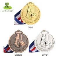 ราคา เหรียญฟุตบอล, เหรียญทอง เหรียญเงิน เหรียญรางวัล, เหรียญการแข่งขัน สวมเหรียญกีฬาโรงเรียน อุปกรณ์การเรียน (29330466097)