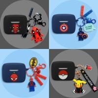 ราคา For EDIFIER X3 Pro Case Cute Metal Pendant Cartoon Block Keychain EDIFIER T30 Silicone Soft Case Protective Sleeve EDIFIER T30 Shockproof Shell Protective Cover (29381173529)