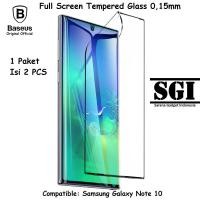 ราคา BASEUS ORIGINAL กระจกนิรภัยแบบเต็มหน้าจอ Samsung Galaxy Note 10 0.15 มม. 4D ป้องกันรอยขีดข่วน (41853388336)