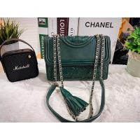ราคา Like newกระเป๋า Tory burch แท้%Fleming Small Convertible Shoulder Bagเขียวเหนี่ยวทรัพย์ (20747791546)