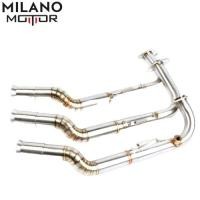 ราคา ท่อมอเตอร์ไซค์ คอท่อเลส PCX ทรงZ มีสปริง PCX2017 / PCX2018-2020 / PCX2021 เลสแท้304 คอไล่ขนา motorcycle exhaust T6 (22346533600)