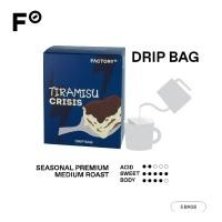 ราคา กาแฟดริปแบบซอง Tiramisu Crisis (พรีเมี่ยม) | Drip Bag Set (5 ซอง) | Factory Coffee (27329800515)