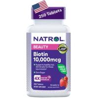 ราคา Natrol Biotin 10,000 mcg. Fast Dissolve Tablets, 250 Tablets (27224479474)