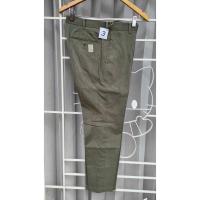 ราคา น263) Uniqlo Kando pants กางเกงทำงานชาย สีเขียวโอลีฟ ผ้าคล้ายผ้าร่ม ผ้ายืด แห้งไว เบา ใส่สบาย (40721885301)