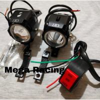ราคา MERAH Cree U7 mini AE DE สปอร์ตไลท์ LED กันน้ําสีน้ําเงินสีแดง (29934207218)