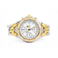ราคา Tag Heuer King Size Chronograph ก้างปลา หน้าขาว สองกษัตริย์ (3439890991)