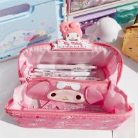 ราคา กระเป๋าเอนกประสงค์ sanrio ใส่เครื่องสำอางค์ ดินสอ ลายการ์ตูน จุของได้เยอะมาก (24256401488)