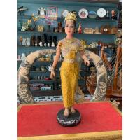 ราคา รูปปั้นงานไม้เก่า เนื้อเรซิน (28280731048)