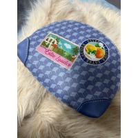 ราคา กระเป๋าเครื่องสำอางค์ Estee Lauder bag blue PU printed shell-shaped (26081383484)